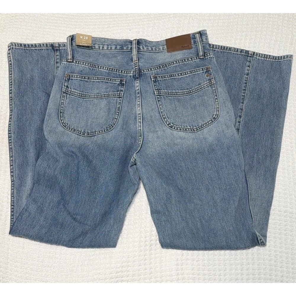 Madewell Womens 28 11" High Rise Flare Annapolis Seamed Jeans 28x32 - Picture 5 of 9